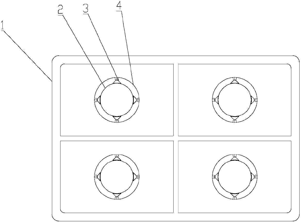 A pile box hydraulic structure and its construction method