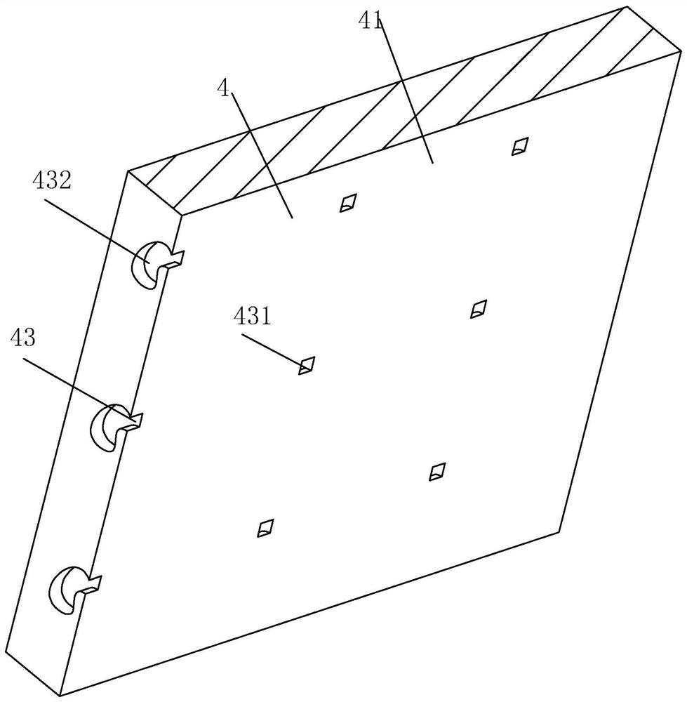 A kind of glass fiber reinforced gypsum board imitation wood composite board and preparation method thereof