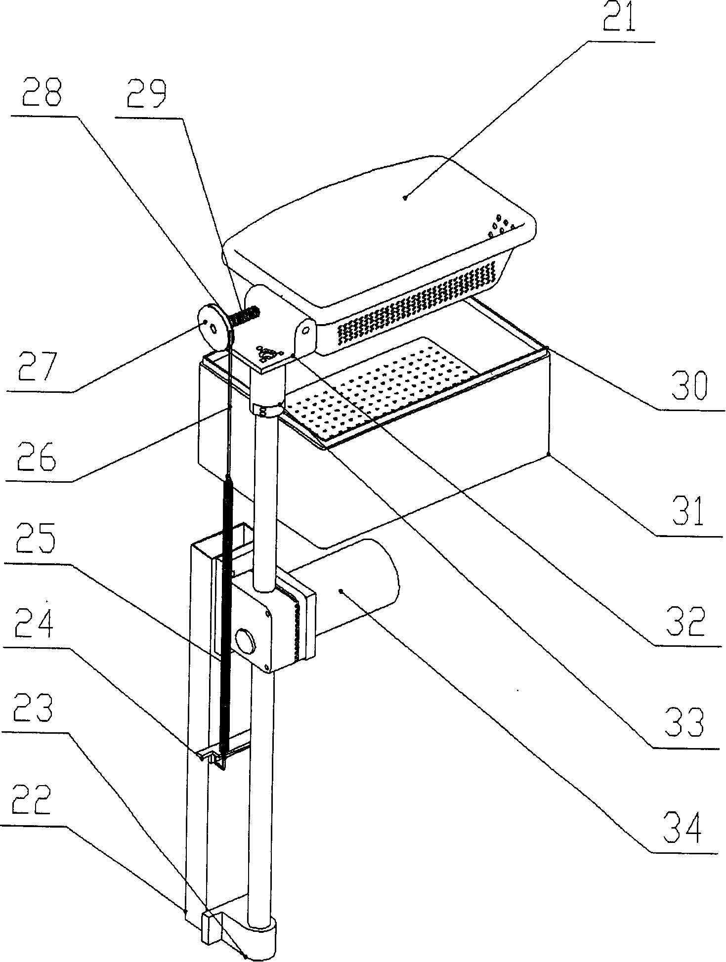 Lubricating oil system and cooking equipment employed the same