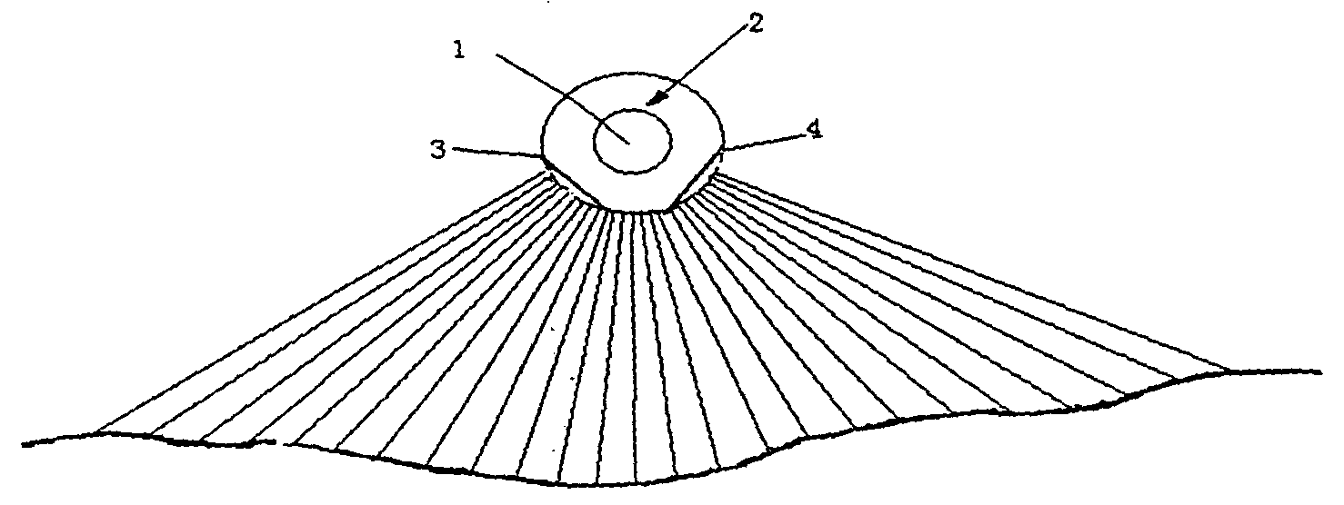 High resolution bathymetric sonar system and measuring method for measuring the physiognomy of the seabed