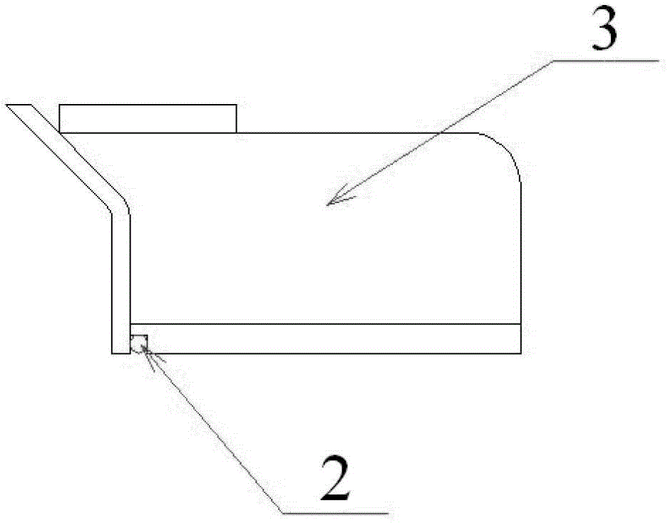 Device for increasing transverse friction of template for manufacturing precast concrete