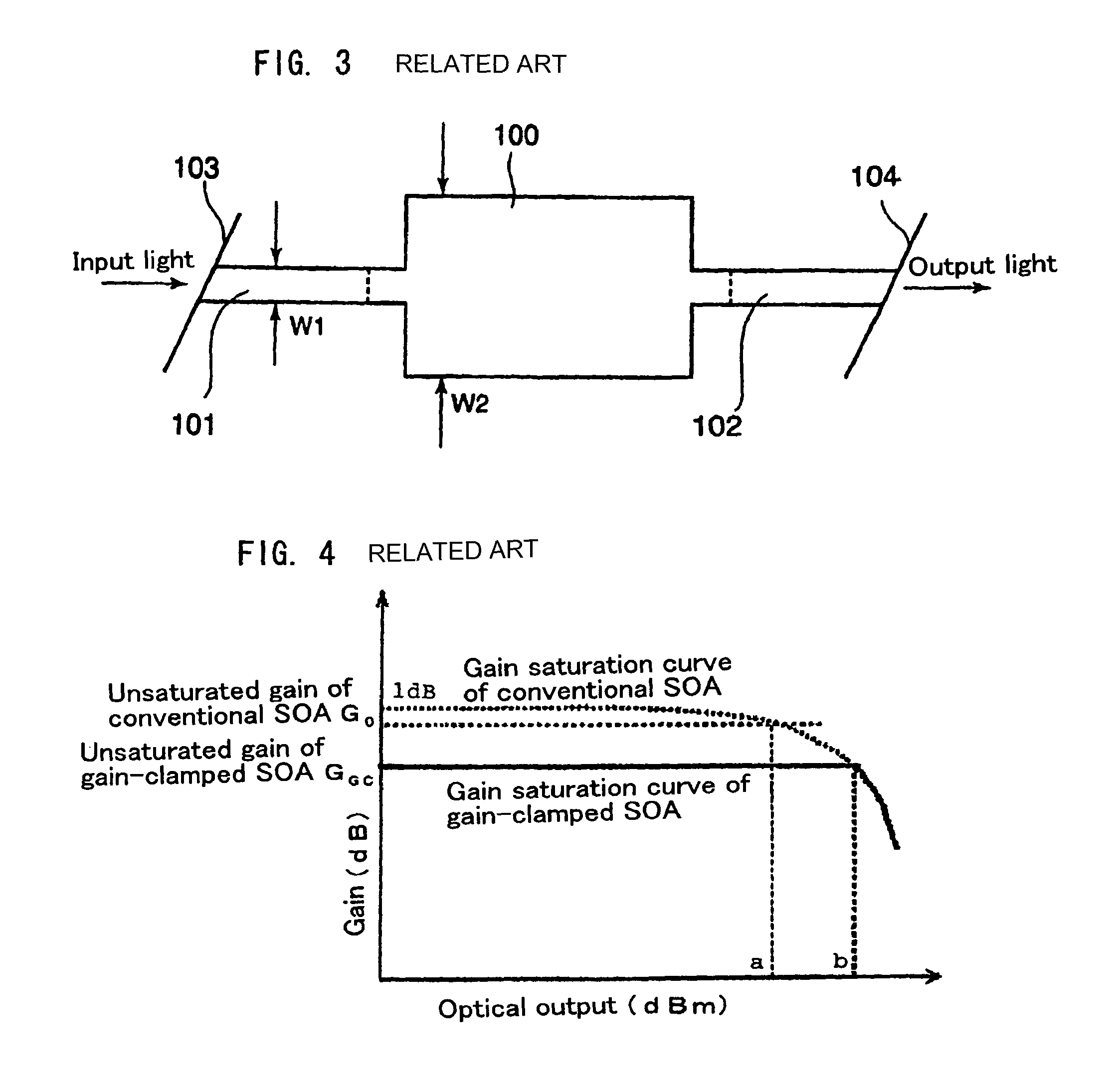 Gain-clamped semiconductor optical amplifier