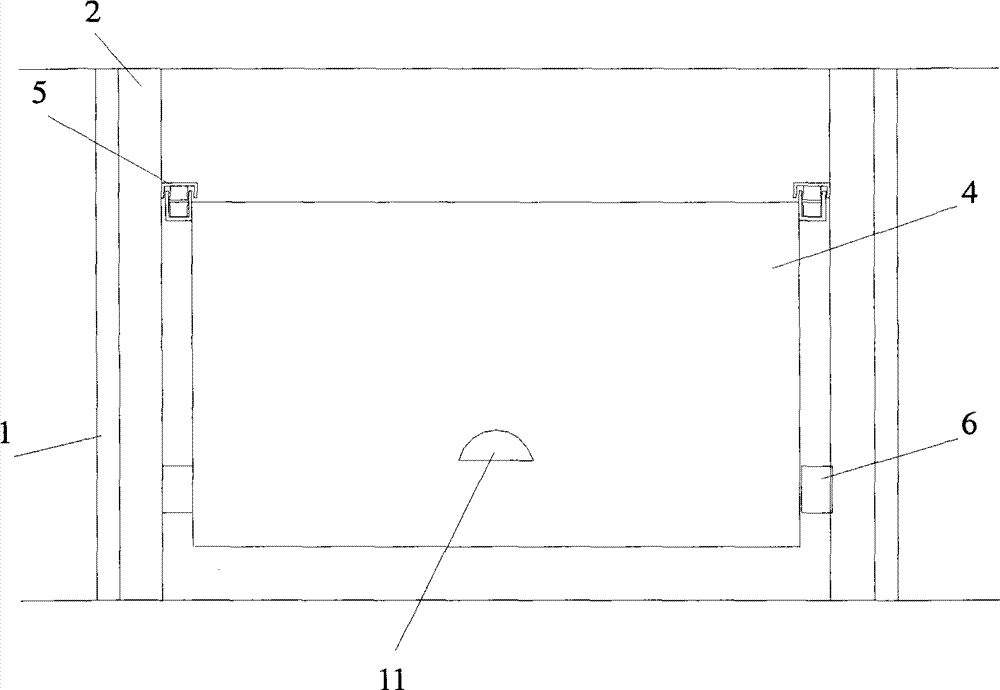 Horizontal typ draw-out type solar generating soilless cultivation device