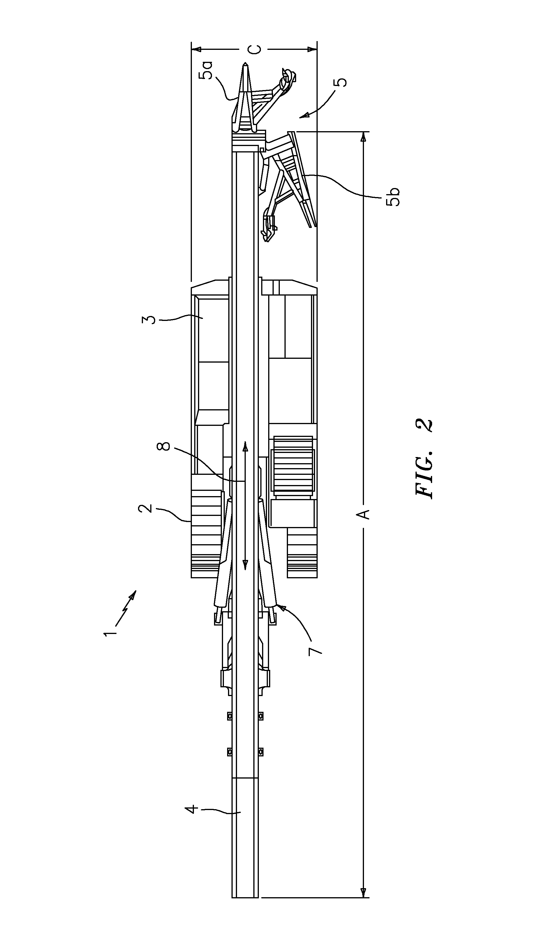 Piling and drilling rig with foldable deflection apparatus