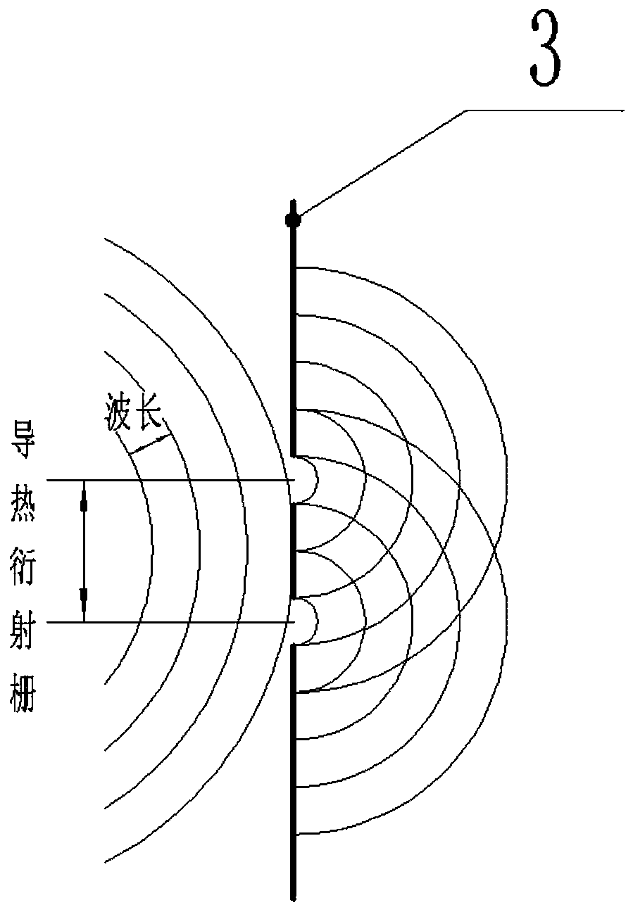 Electric heating table with graphene heating glass