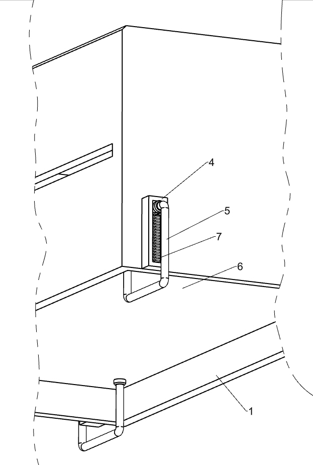 A fabric storage device for fabric processing