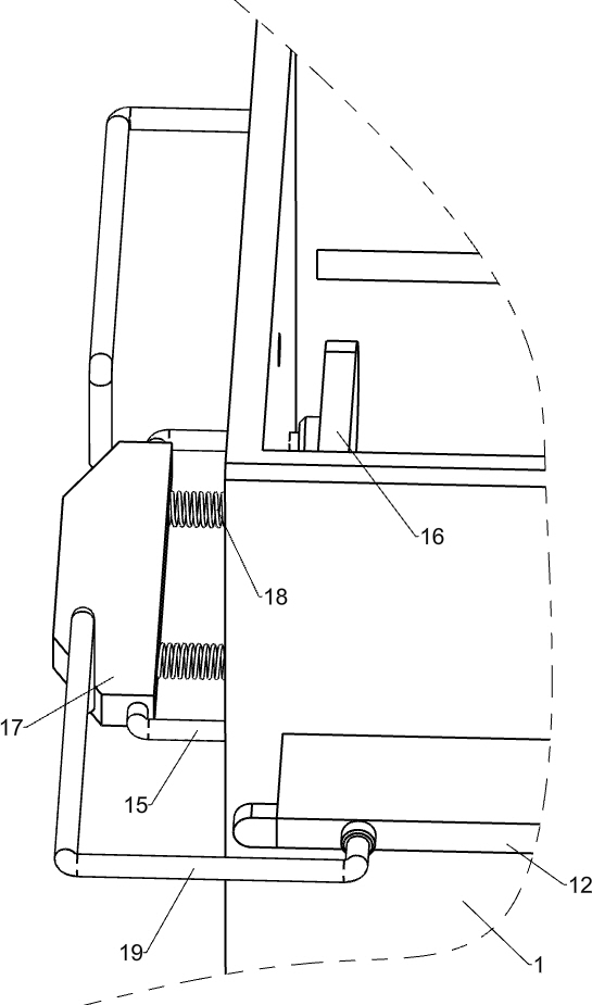 A fabric storage device for fabric processing