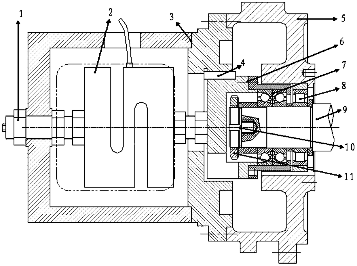 An axial force measuring device and measuring method based on a tension-pressure sensor