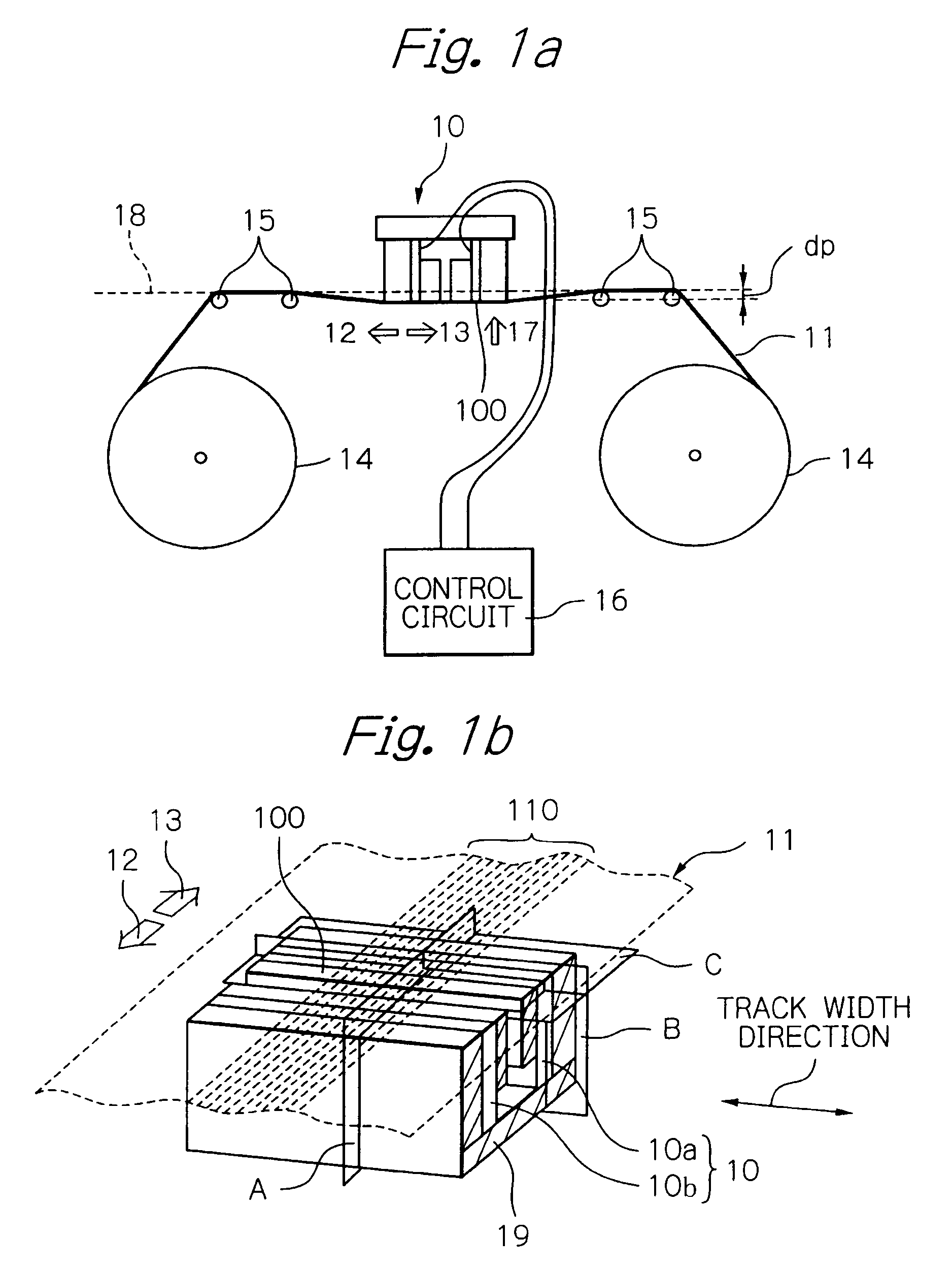 Thin-film magnetic head with through holes reaching medium-opposed surface