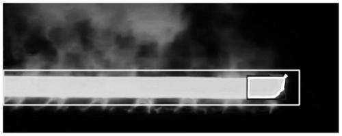 Rolling strip steel strip head curvature detection method and system, medium and electronic terminal