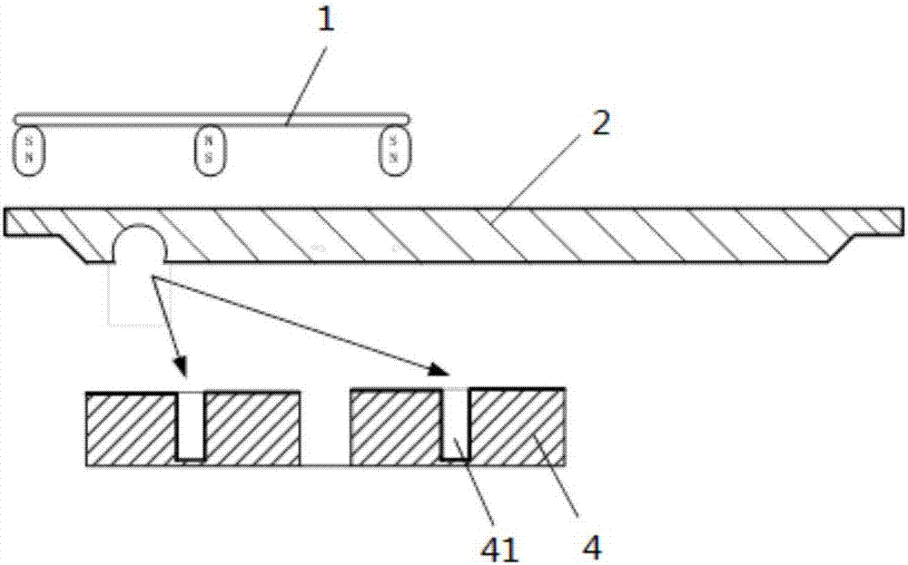 Magnetron sputtering cavity and semiconductor processing device for silicon through hole filling