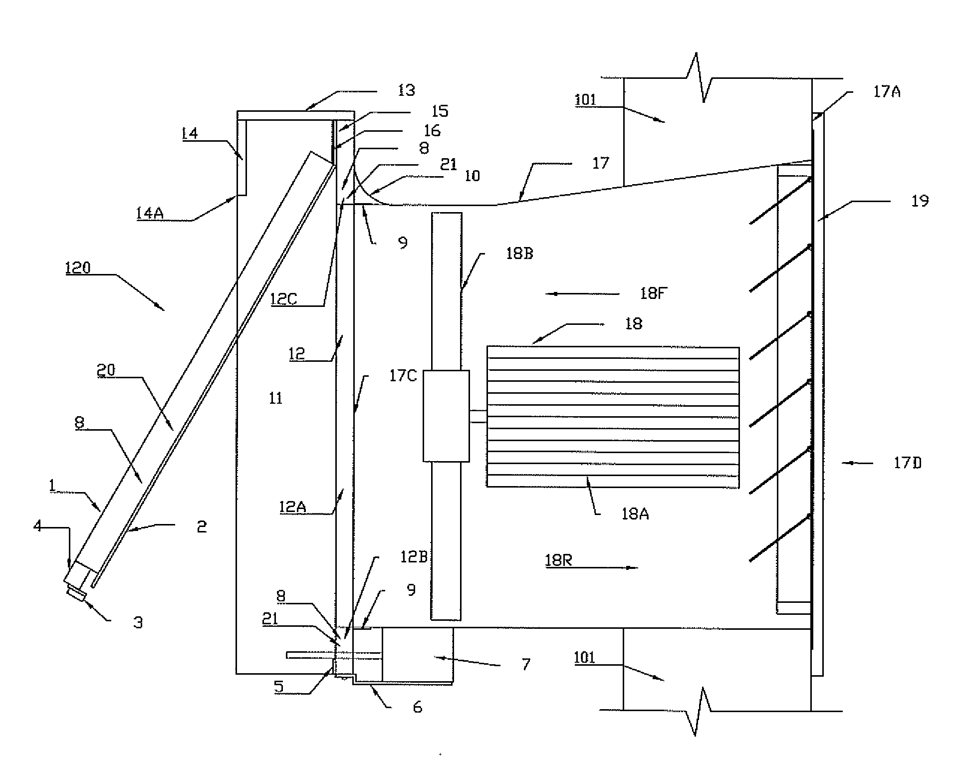 Extraction Fan Assembly for an Animal Husbandry Barn