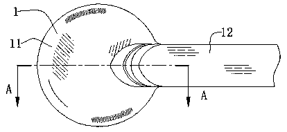 Magnetic therapy rehabilitation instrument treatment head with cooling device