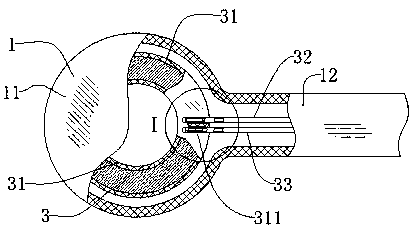 Magnetic therapy rehabilitation instrument treatment head with cooling device