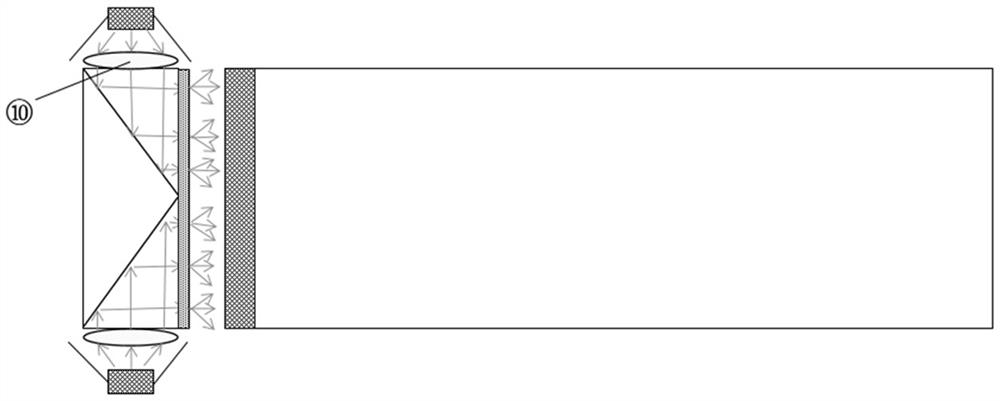 A side-entry quantum dot backlight module structure