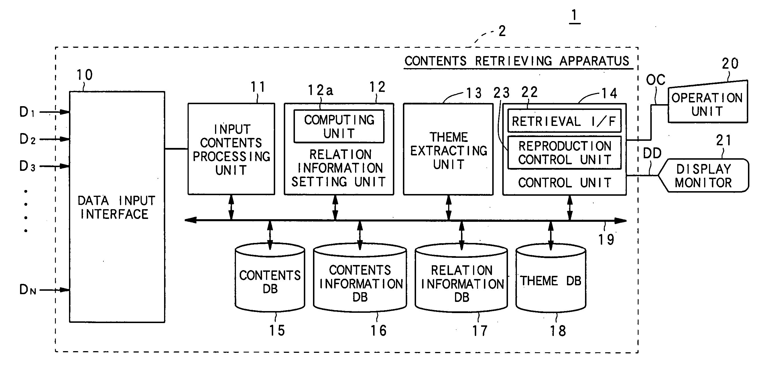 Contents retrieval system