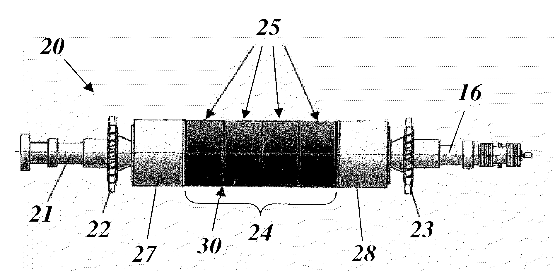 Synchronous machine and also method for manufacturing such a synchronous machine