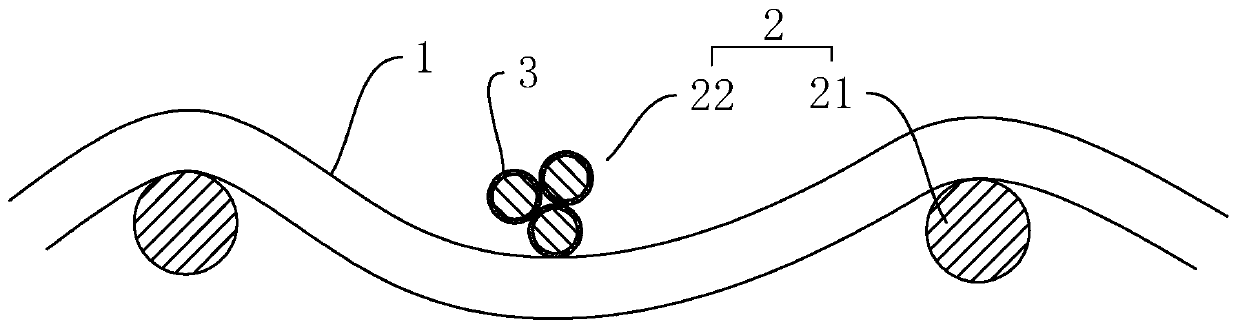 Monofilament viscose chenille fabric and production technique thereof