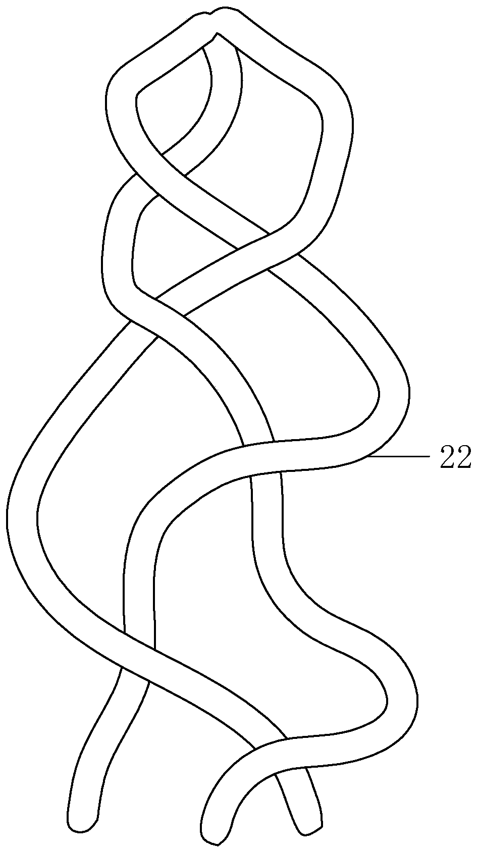 Monofilament viscose chenille fabric and production technique thereof