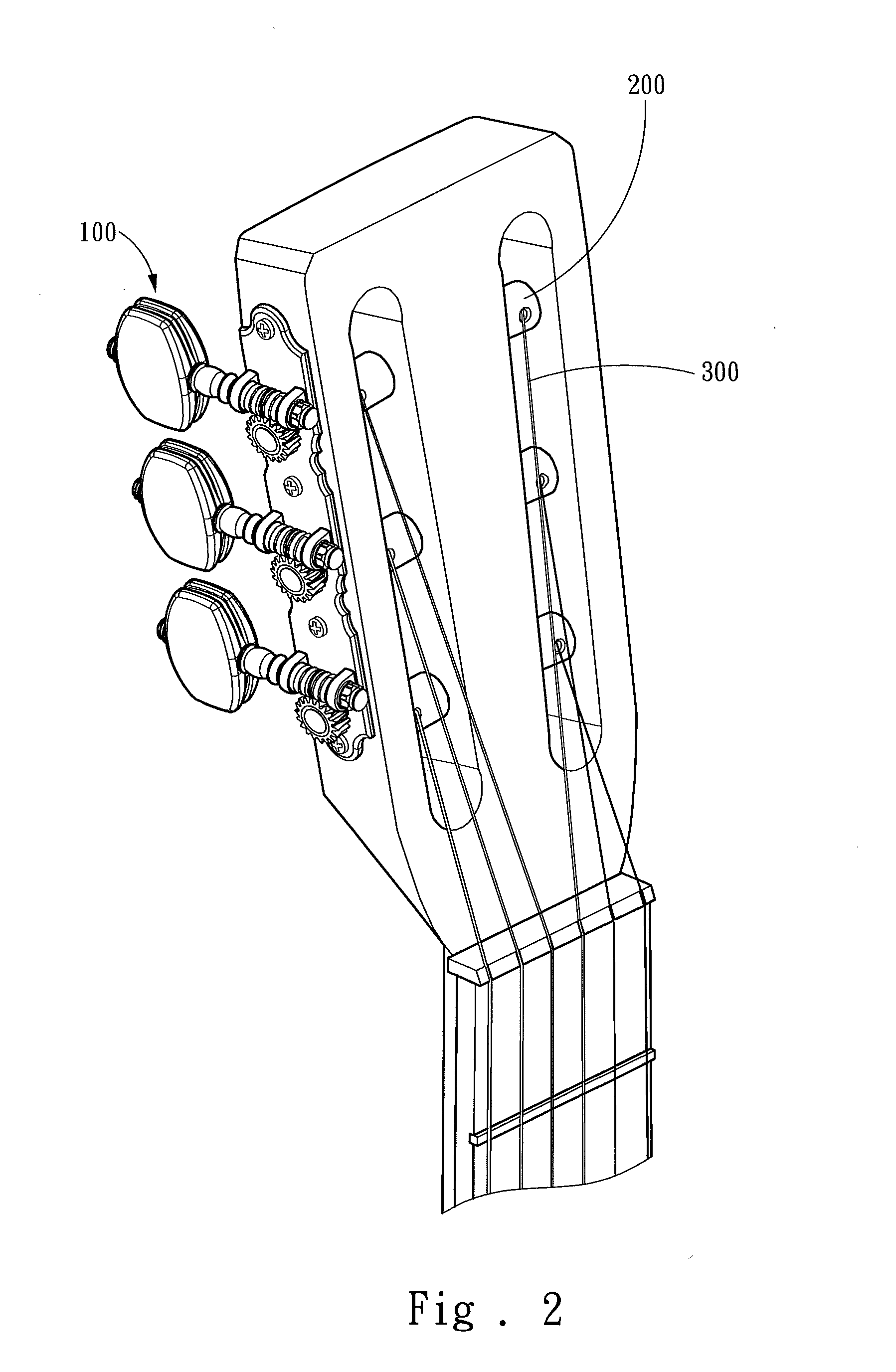 Turning peg structure equipped with changeable panel