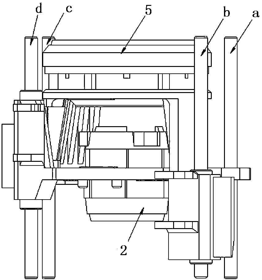 Integrated lens structure and working method thereof