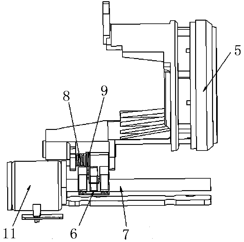 Integrated lens structure and working method thereof