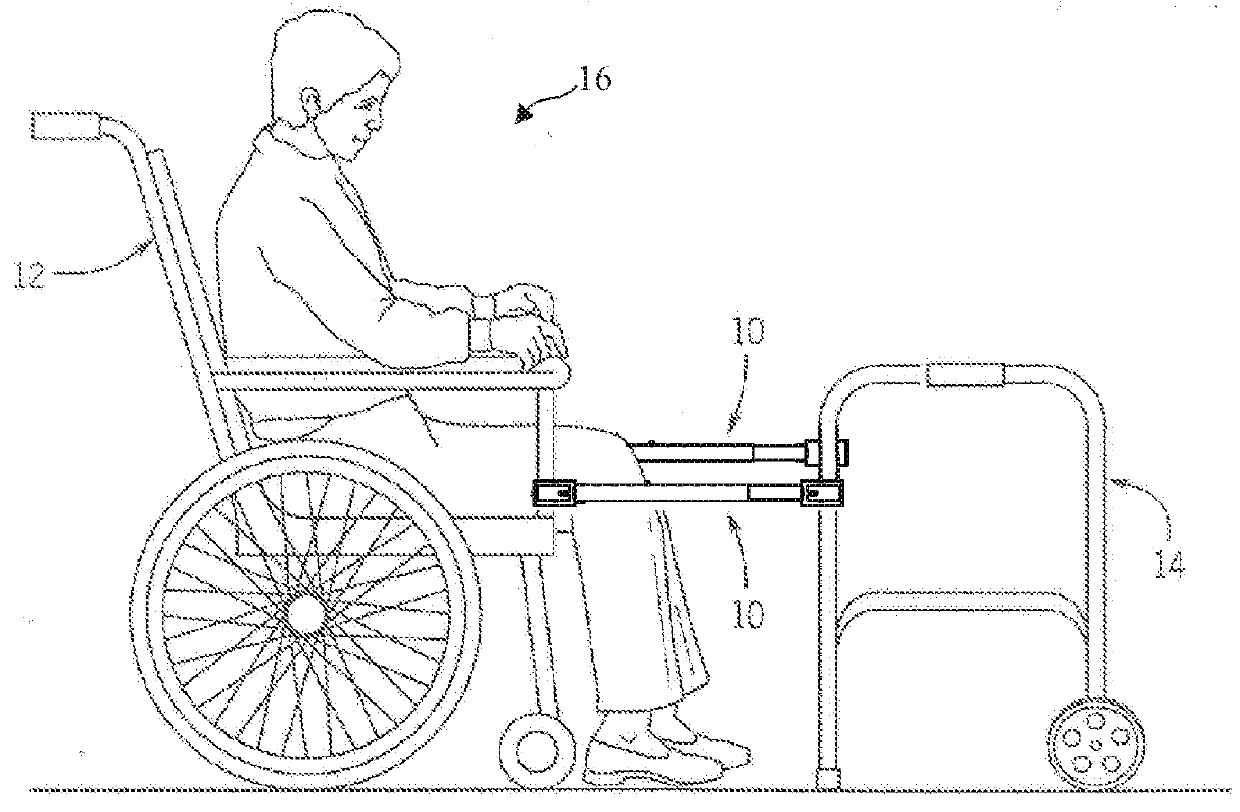 Apparatus and Method for Assisting Patient Walking Therapy