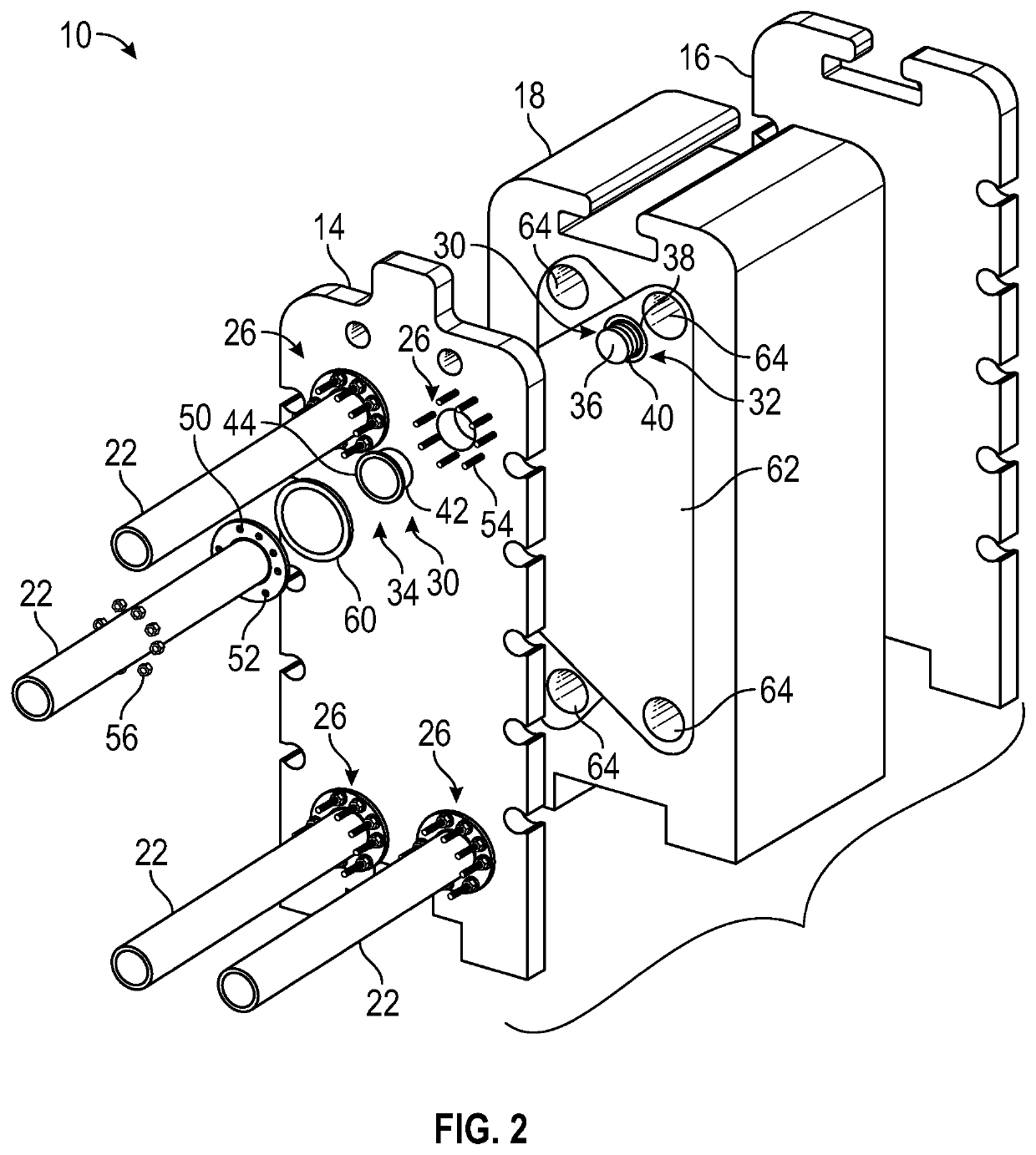 Port Connection for a Heat Exchanger