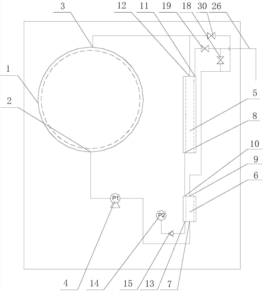 Water-saving washing machine and control method