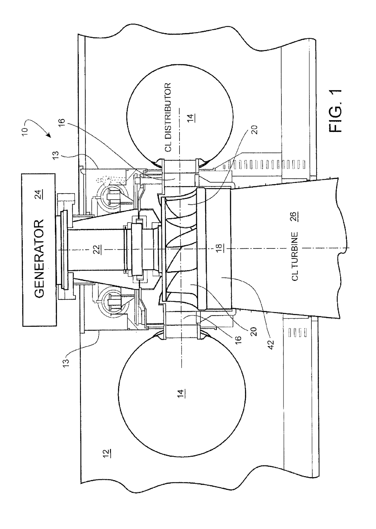 Compact blade for runner of Francis turbine and method for configuring runner