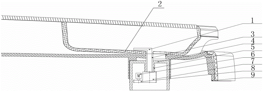 Rotation type cover lock and washing machine with rotation type cover lock