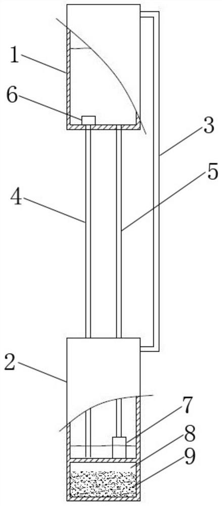 Lifting and adjusting device for aquaculture net cage and gravity type aquaculture net cage in open sea