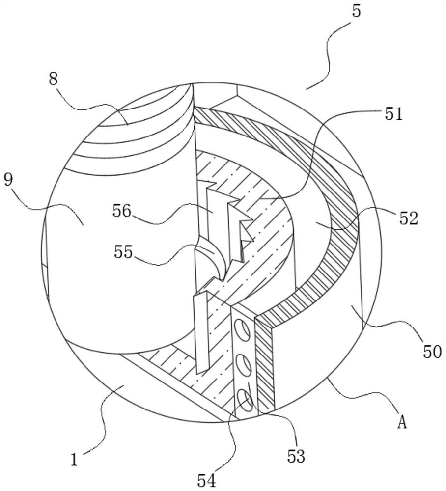 Paint brushing device with paint dripping prevention function