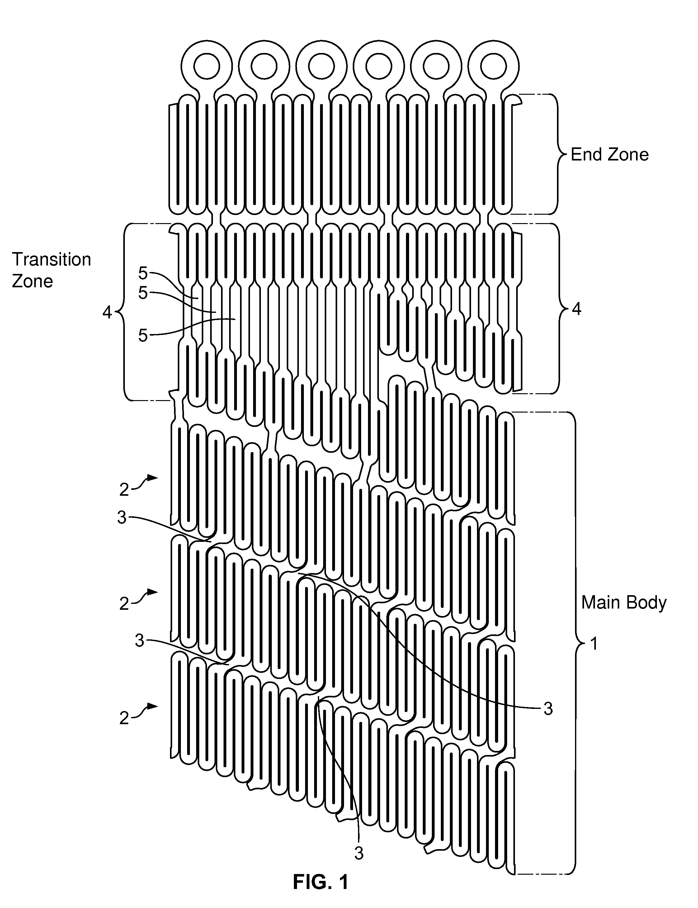 Self-Expanding Stent with Polygon Transition Zone