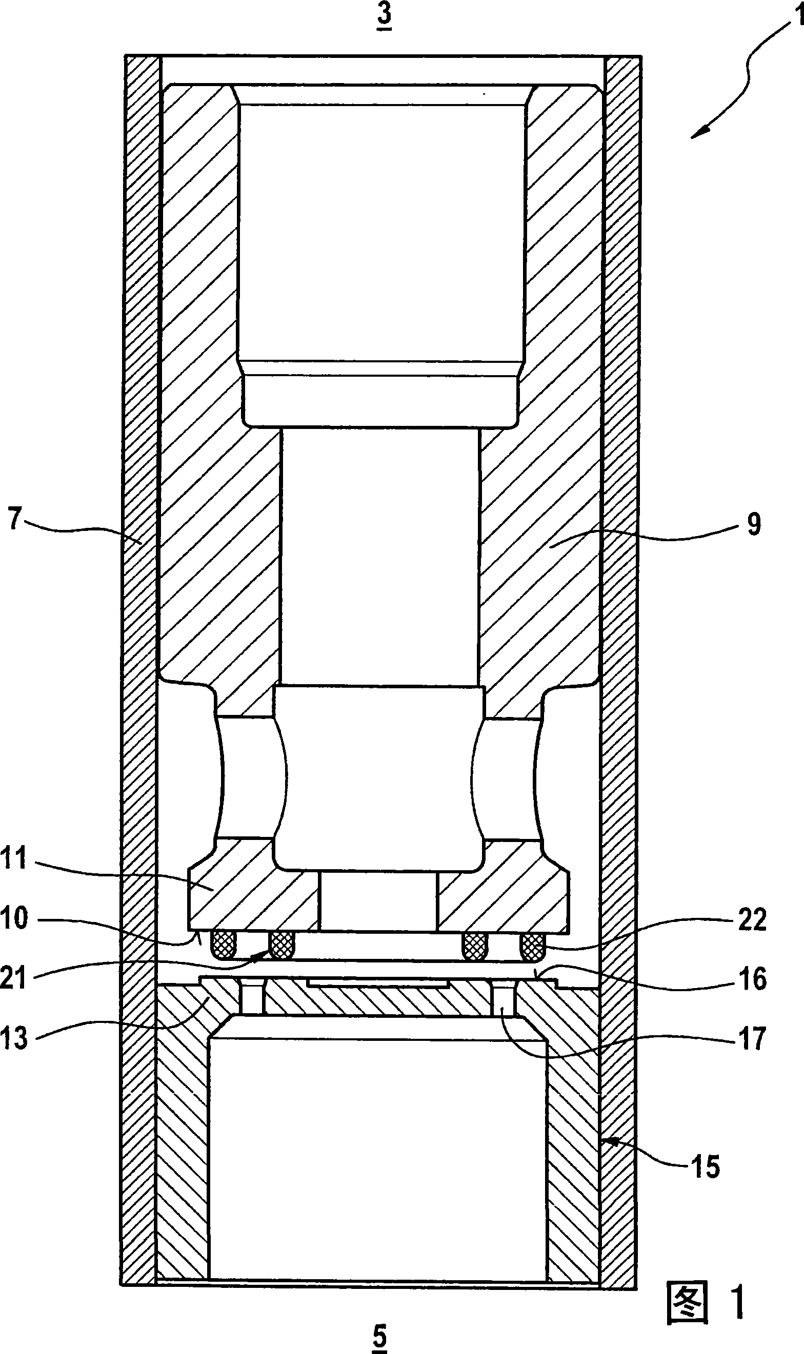 Valve module for supplying in particular gaseous media