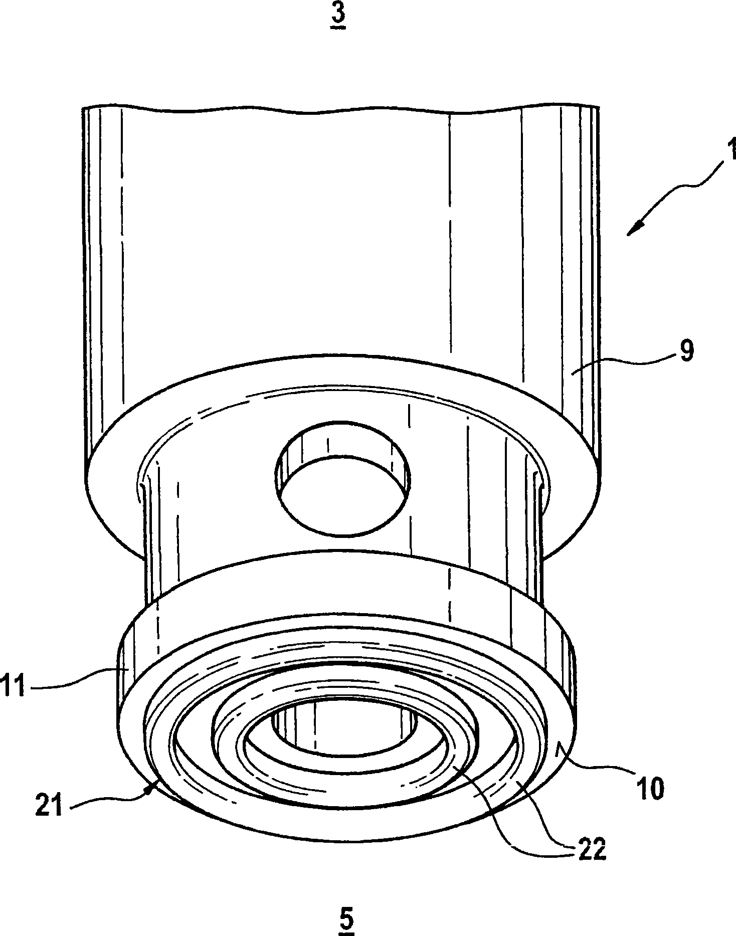 Valve module for supplying in particular gaseous media