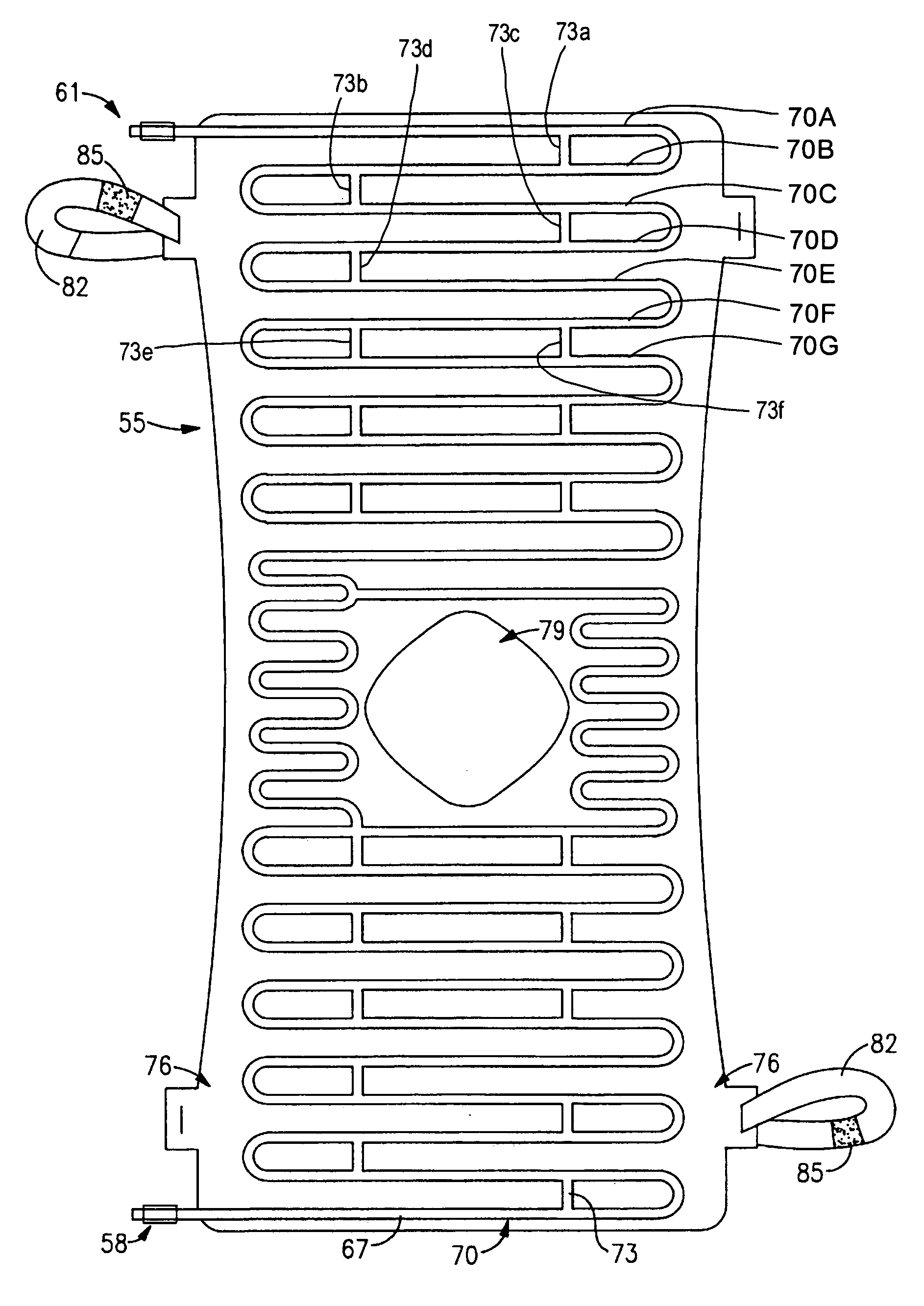 Body heating/cooling apparatus