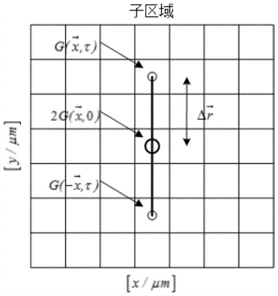 A device and method for measuring flow two-dimensional velocity field based on near-field scattering