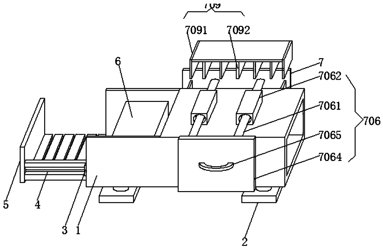 Sparerib block cutting equipment capable of shortening cooking time in auxiliary way