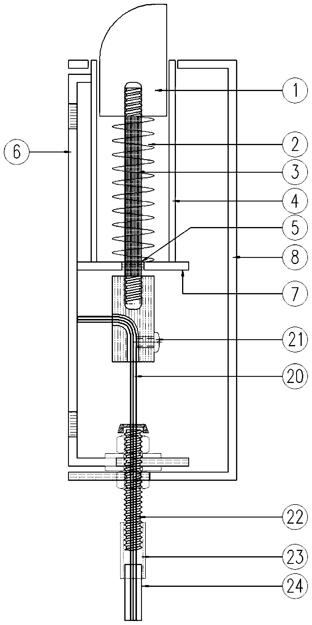 Door lock device of super-large door