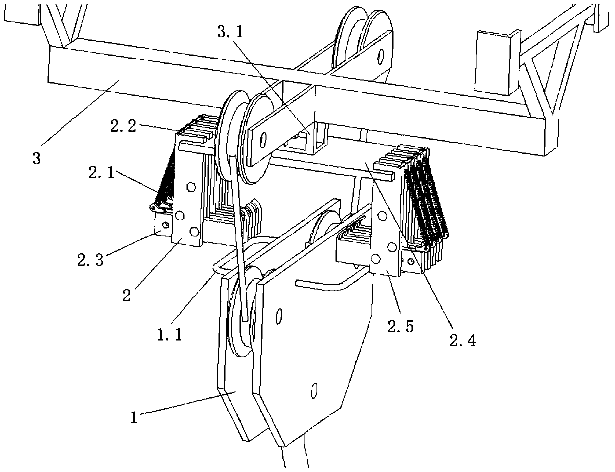 Tower crane hook anti-falling device