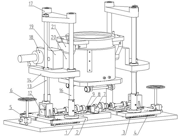 Multifunctional elevating and overturning device