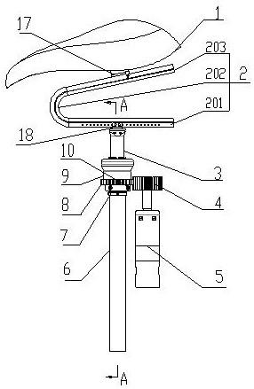 Semi-automatic adjusting saddle for shared bicycle