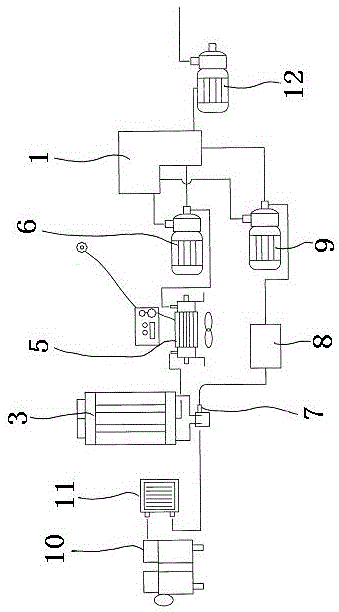 Environment-friendly crop deinsectization, sterilization and supplementary fertilizer liquid preparation device