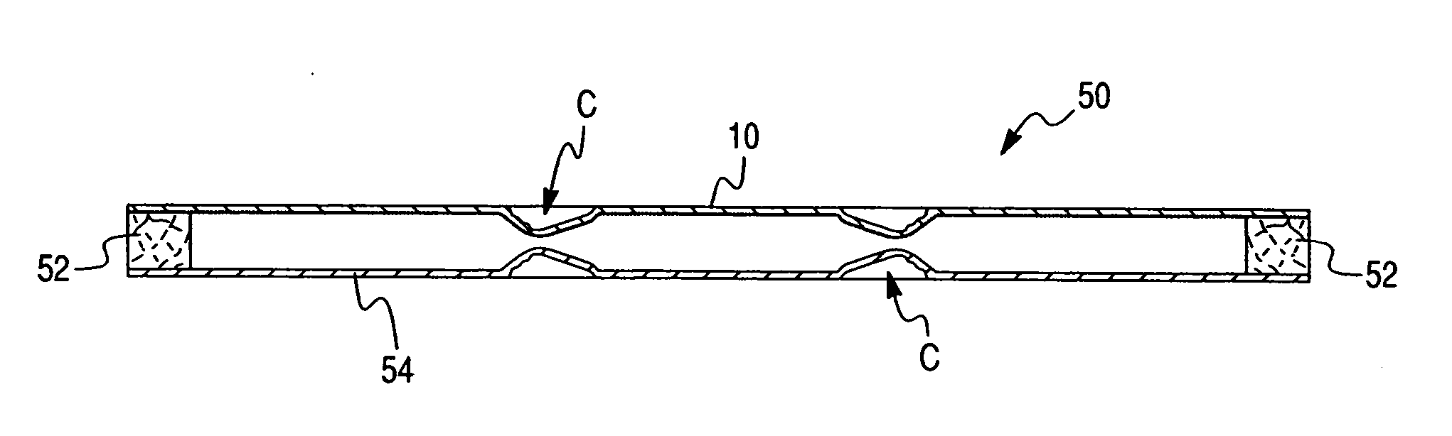 Impact resistant door facing, method of forming impact resistant door facing, and door formed therewith