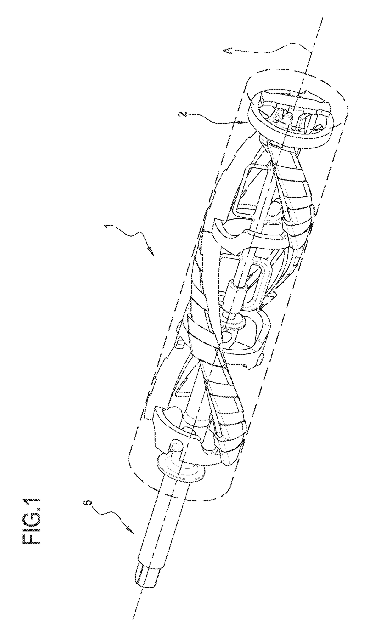 Stirrer of a machine for making and dispensing ice cream products