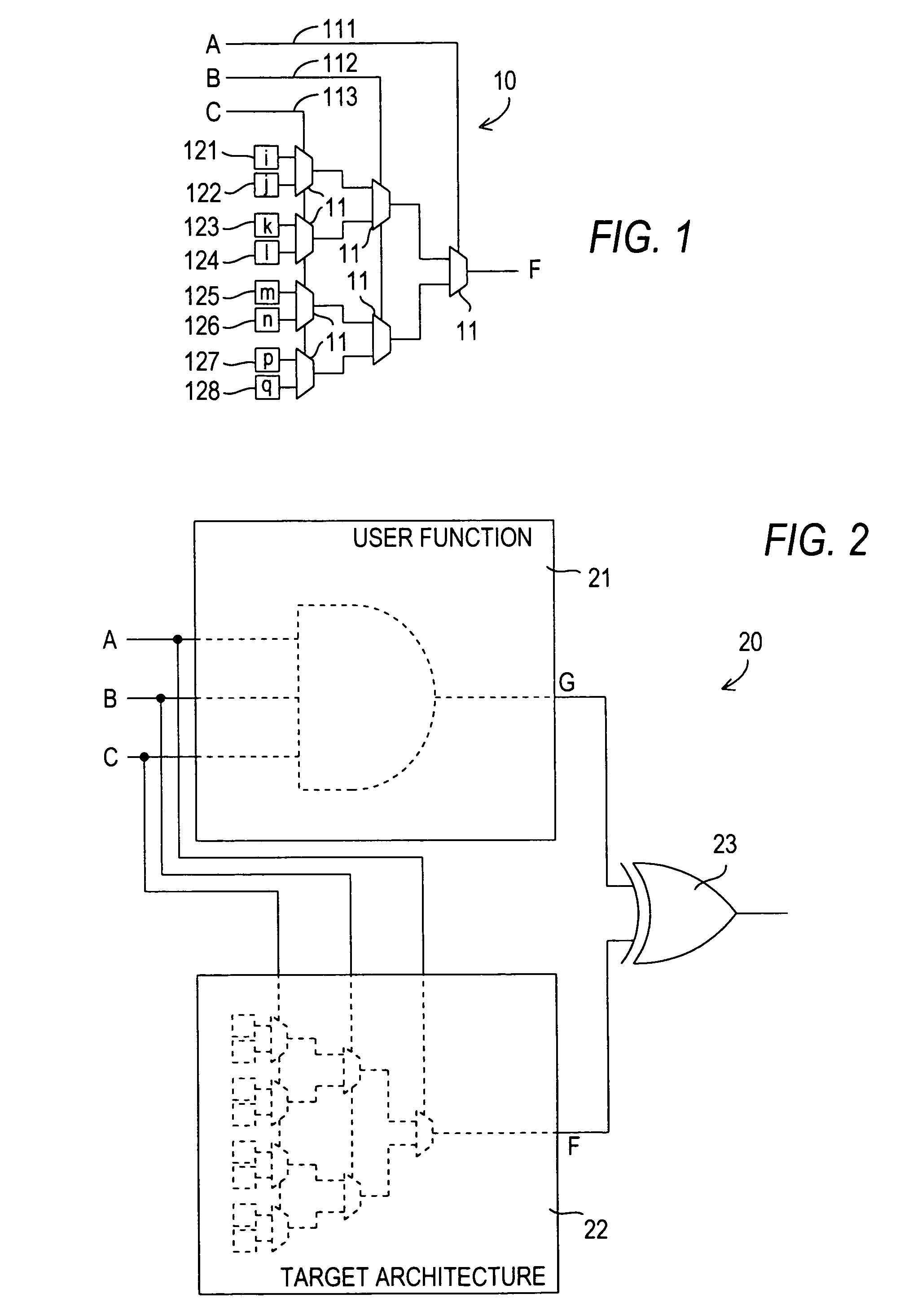 Technology mapping for programming and design of a programmable logic device by equating logic expressions