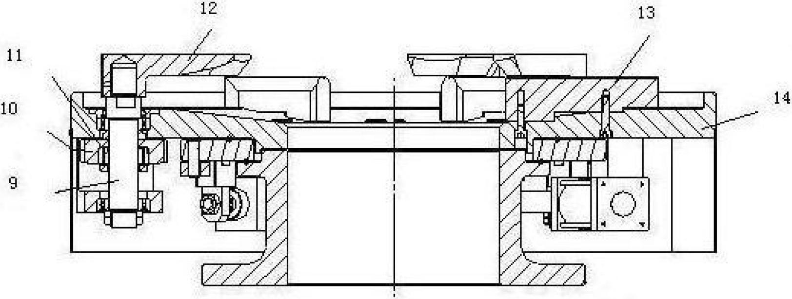 High-speed chuck for aluminum alloy wheel