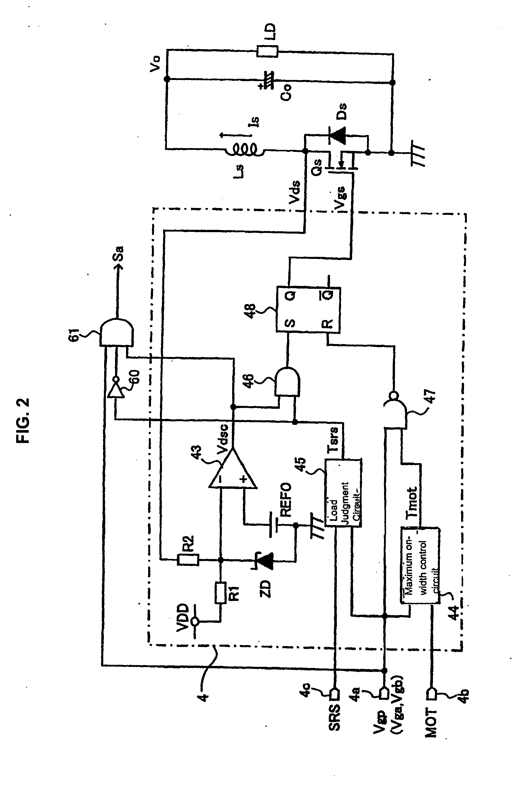 Switching power supply device and switching power supply control circuit