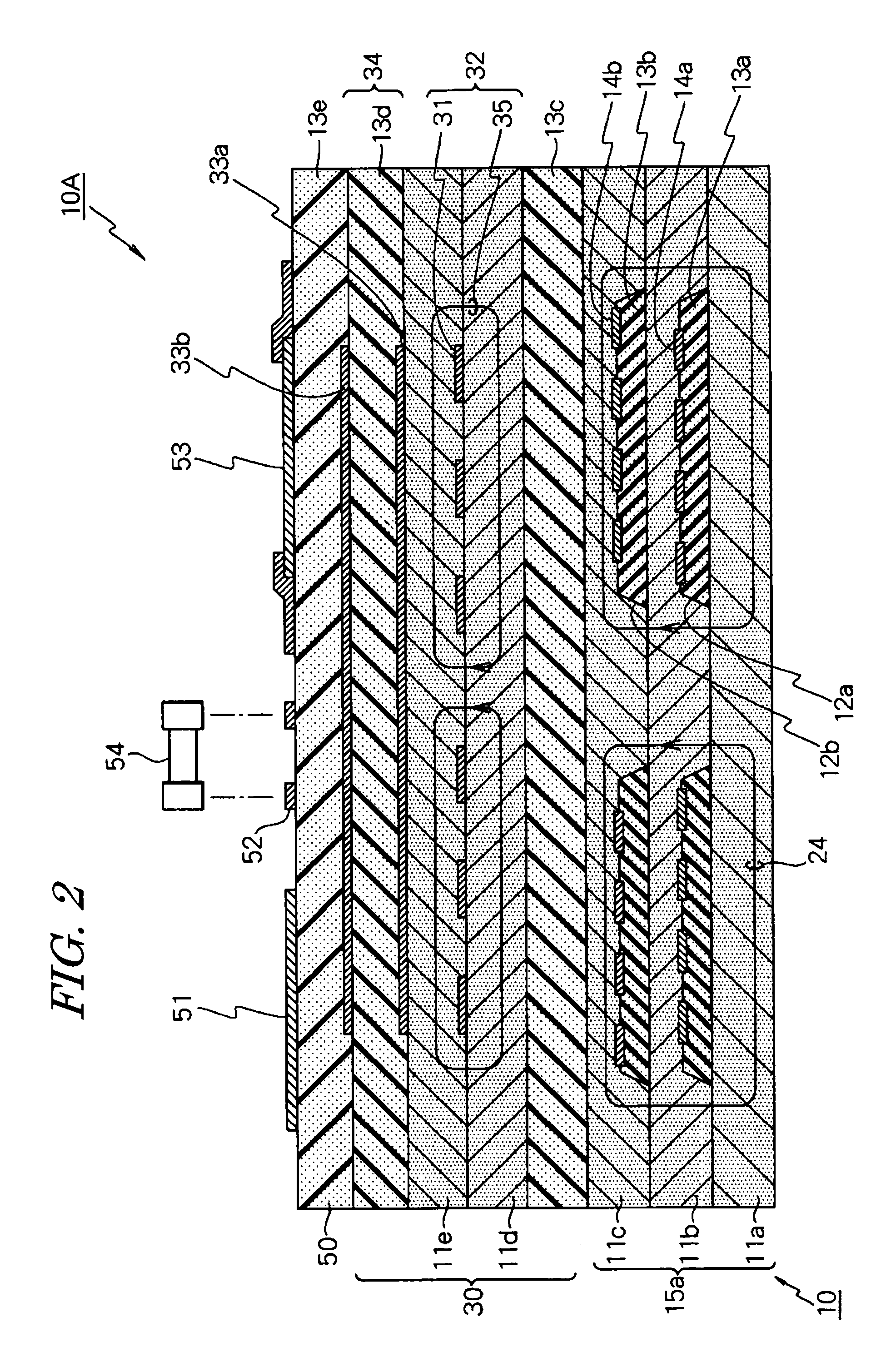 Multilayer laminated circuit board